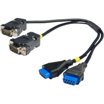 Atari ST 2 Port Mouse and Joystick Port Saver 9 Pin D-Sub - 30 CM