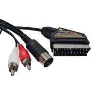 Atari STe RGB Scart Video Cable with Stereo Audio