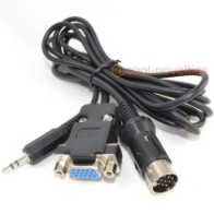 Atari ST VGA Monitor Adapter Cable with Audio
