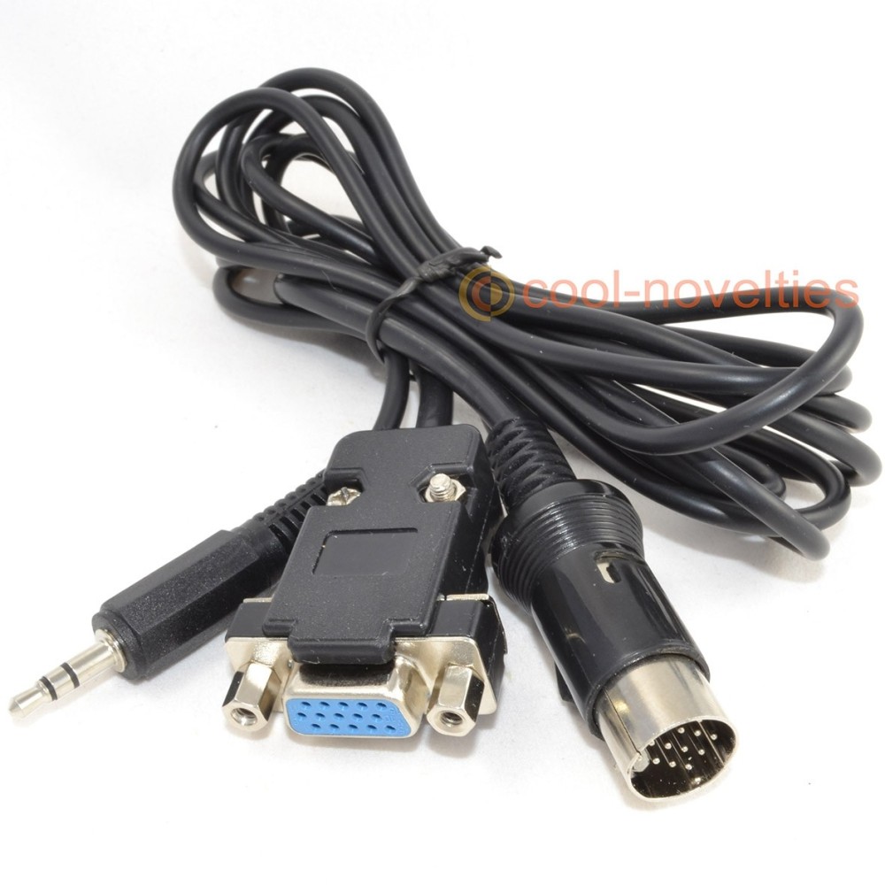 Atari ST VGA Monitor Adapter Cable with Audio