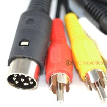 ommodore C64 & C128 S-Video / CVBS RCA & Audio TV Cable
