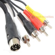 ommodore C64 & C128 Chroma, Luma & Audio Cable