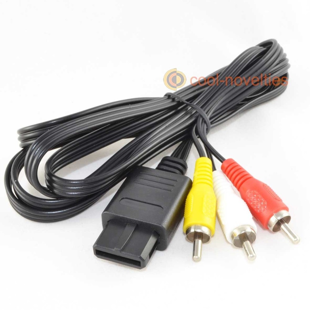 Super Nintendo SNES, Gamecube & N64 RCA A/V Cable