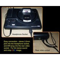 Sega Mega Drive 1 RGB Scart with Stereo Audio Cable