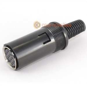 13 pin DIN Female In-Line Socket Connector