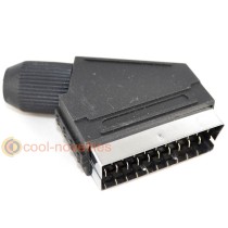 21 pin Scart Peritel Plug Connector