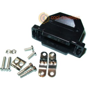 23 Way D-Sub Hood Cover - Black Gloss