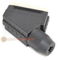 21 pin Scart Peritel Plug Connector - Pack of 10