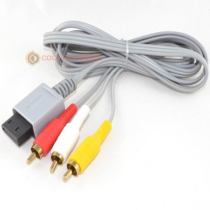 Nintendo Wii RCA Audio/Video Cable with Gold Plugs
