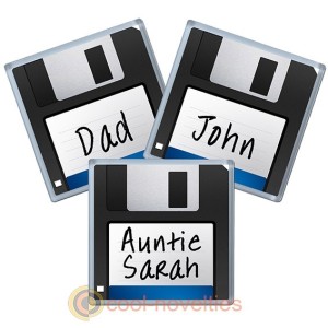 Retro Floppy Disk Personalised Coaster