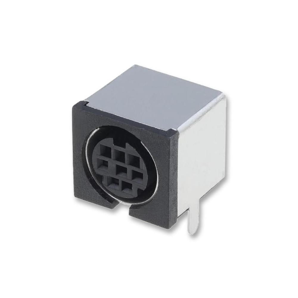 8 pin Mini-DIN Socket (Shielded) PCB Mount