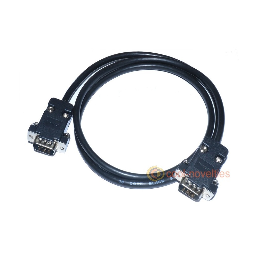 Commodore C128 RGBi 9 Pin Monitor Cable Male-Male 