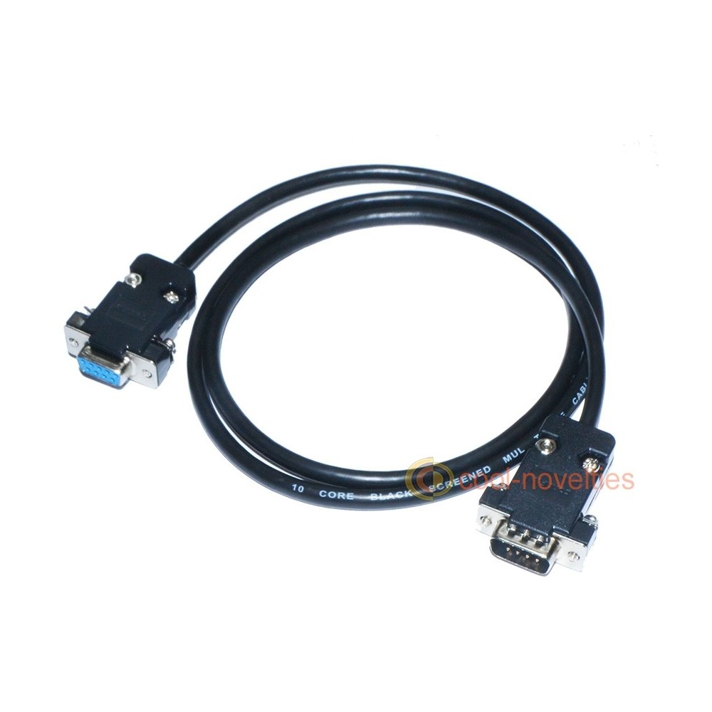 Commodore C128 RGBi 9 Pin Monitor Cable Male-Female 