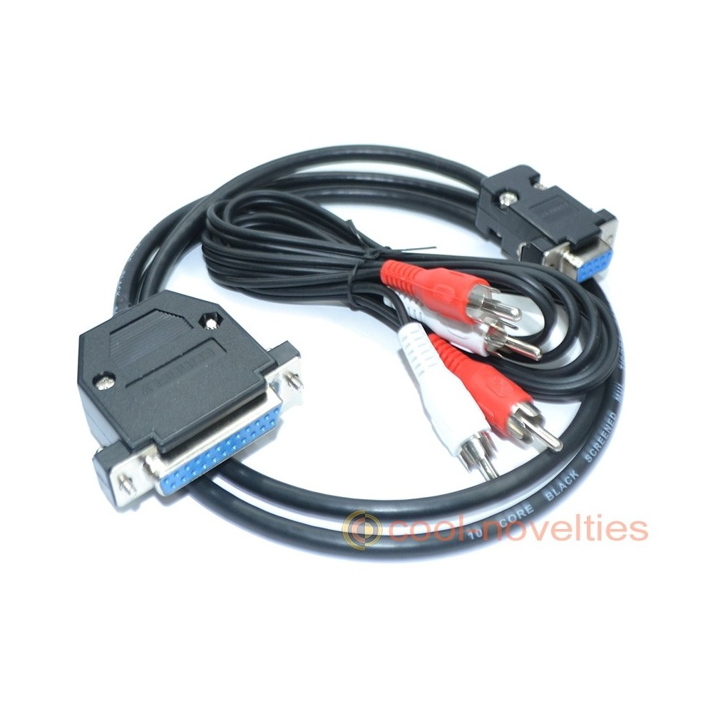 Commodore Amiga to Commodore 1080/1084-D RGB Monitor Cable (Female Socket)
