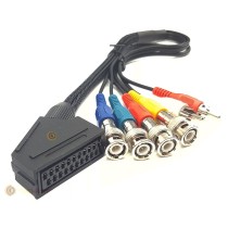 Sony PVM BNC Monitor to Scart Adapter Cable