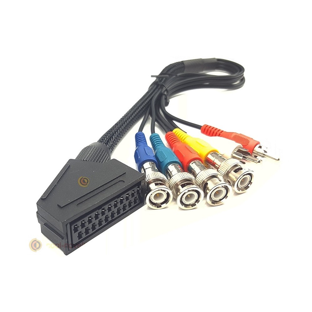 Sony PVM BNC Monitor to Scart Adapter Cable