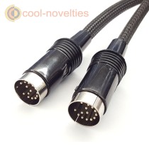Atari ST External Floppy Disk Drive Cable - 14 Pin DIN To 14 Pin DIN