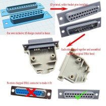 Commodore Amiga to Commodore 1084S-D RGB Monitor Cable (6 pin DIN)
