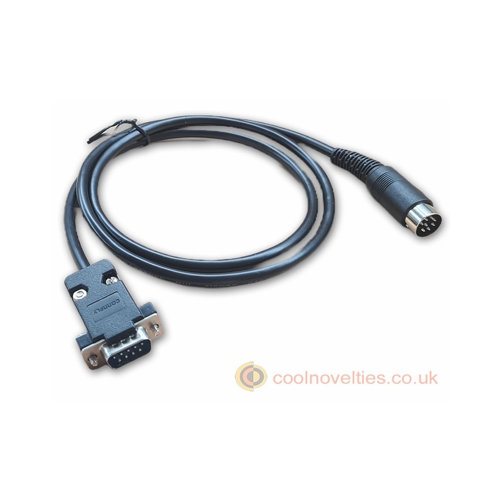 Commodore C128 RGBi 9 Pin to 1084S Monitor Cable 8 pin DIN